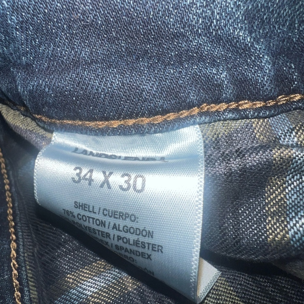 Men's Corduroy Pants — Classic Navy Blue Straight Fit - Picture 4 of 6